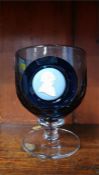 A Wedgwood glass goblet