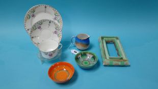 A collection of assorted Shelley china, including a trio etc. (7)