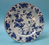 An Oriental blue and white china