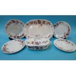 Part Victorian dinner service