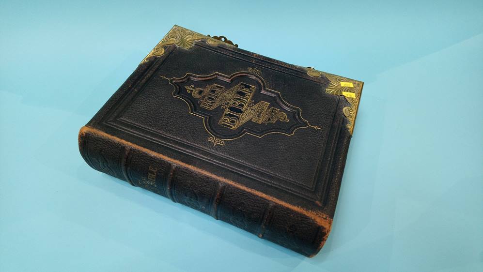 A brass bound Family bible - Image 2 of 2