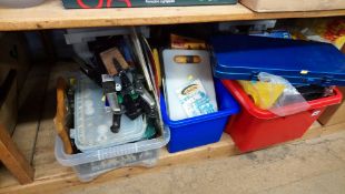 Shelf of various tools