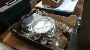 Box of plated wares