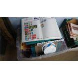 Large quantity of stamps in one box