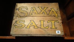 Original 'Saxa' salt crate