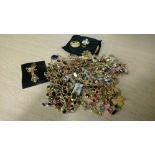 Bag of costume jewellery