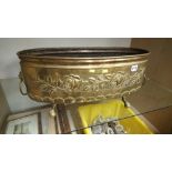 Brass planter