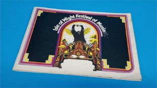 A 1969 Isle of Wight Festival of Music programme,