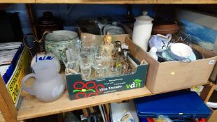 Four boxes of assorted , rumtopf and Royal Doulton