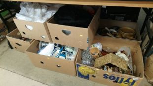 Eight boxes of sundries