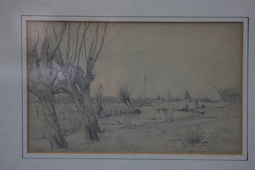 R. Bagge Scott, pencil, Pair, Signed, 'River Lands - Image 7 of 8