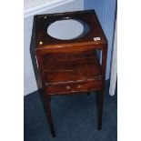 A Georgian mahogany washstand