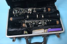 An Eckhart clarinet and case