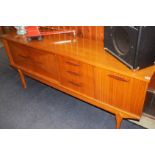 A teak sideboard, 181 x 40cm