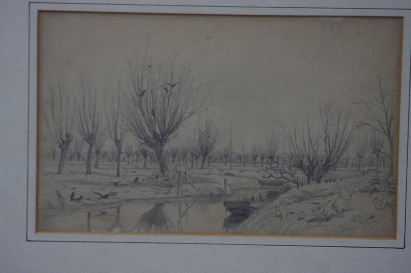 R. Bagge Scott, pencil, Pair, Signed, 'River Lands - Image 6 of 8