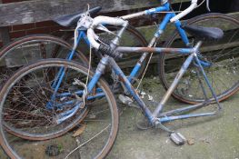 Two Raleigh road bikes