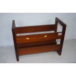 A teak magazine rack