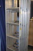 Two sets of aluminium property ladders