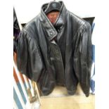Various leather jackets