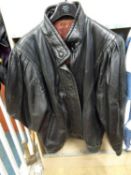 Various leather jackets