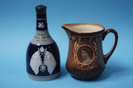 A Copeland Spode commemorative decanter and a Roya