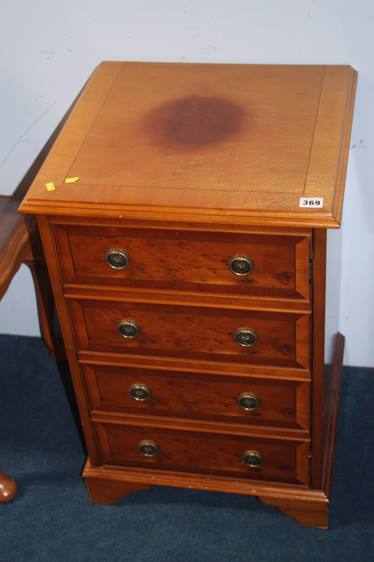 A yew wood cabinet - Image 4 of 4