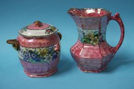 A collection of Maling pottery (6)