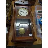 Mahogany wall clock