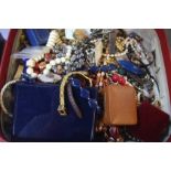 A jewellery box and contents