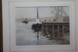 Thomas Wilkinson, Watercolour, Signed, 'Mill Dam S