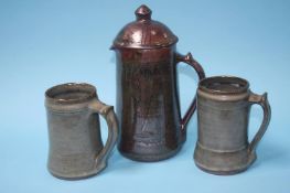 A Michael Cardew Abuja pottery stoneware coffee po
