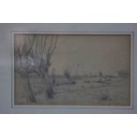 R. Bagge Scott, pencil, Pair, Signed, 'River Lands