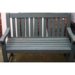 Wooden garden bench