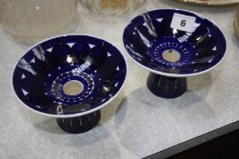 Pair of Arabia candle holders