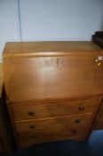 Oak bureau