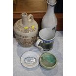 Coalport decanter, whisky jug etc.