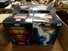 Four boxed Marvel limited edition figures