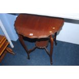 Mahogany occasional table