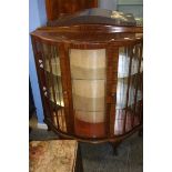 Walnut china cabinet