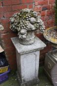 Composite garden vase