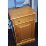 Pine bedside cabinet