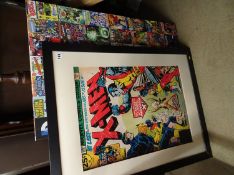 Two Marvel comic posters