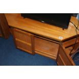 Teak telephone seat and TV stand