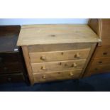 Pine chest of drawers