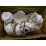 Royal Albert Celebration tea set etc.