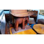 An Elephant stool.