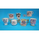 Wedgwood, Coalport, Paragon Commemorative tankards etc.