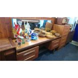 A G Plan chest of drawers and matching dressing table.