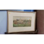 Emily Beatrice Bland (1864-c.1951), watercolour, signed, 'The Circus', bears label to verso '