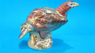 A Royal Crown Derby 'Golden Eagle', Limited Edition, 146/300, with box and certificate.